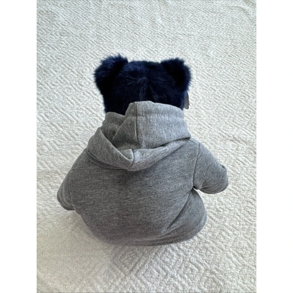 Mascot Factory Notre Dame Plush Bear 10” Blue Hoodie Stuffed Animal Collectible